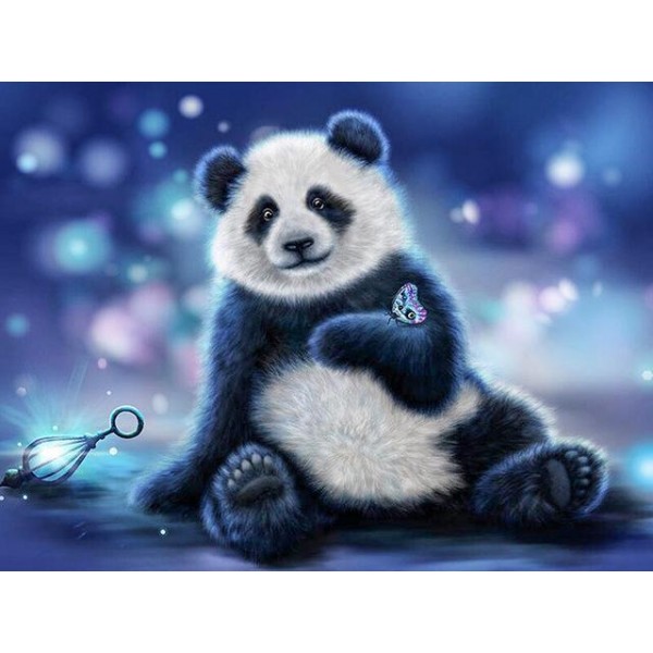 5D Kit Broderie Diamants/Diamond Painting Grosses Soldes Mignon Panda